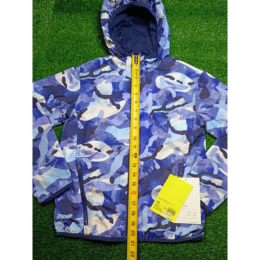 All in Motion Boys' Blue Abstract Camo Windbreaker - NWT med - Picture 4 of 7